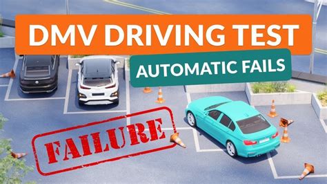 driving test automatic fail errors